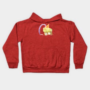 quirky scifi creature Kids Hoodie